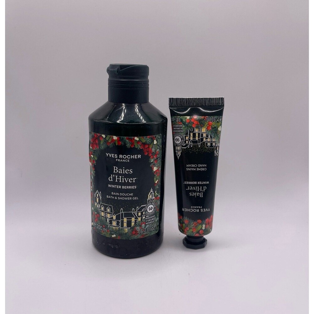 Yves Rocher Limited Edition Winter Berries Shower Gel & Hand Cream 2 PCS. Set